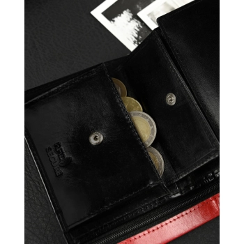 Skórzany portfel z antykradzieżowym zabezpieczeniem - Ronaldo