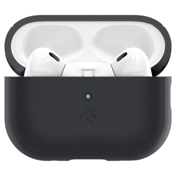 SPIGEN SILICONE FIT STRAP APPLE AIRPODS PRO 1 / 2 BLACK/PHANTOM GREEN