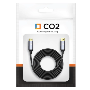CO2 KABEL DISPLAYPORT HDMI 2.1 PRZEWÓD DP - HDMI FHD 240HZ 8K 60HZ HDR 1M