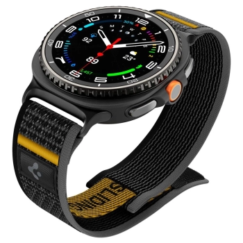 Pasek Spigen Athlex Air na Samsung Galaxy Watch 40 / 44 / 46 mm - czarno-żółty