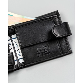 Portfel skórzany męski N0035L-GPL-BL BLACK
