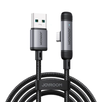 Kabel Joyroom S-A56 EnjoyX Series 90° USB-A - USB-C 3A 1,2m - czarny