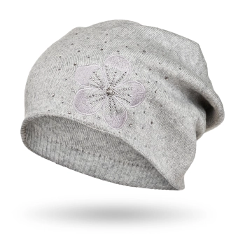 Czapka szara elegancka unisex do codziennego noszenia zapach