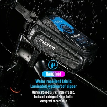 Etui/uchwyt rowerowy TAKEZEROTZ01 sakwa na ramę czarny/black