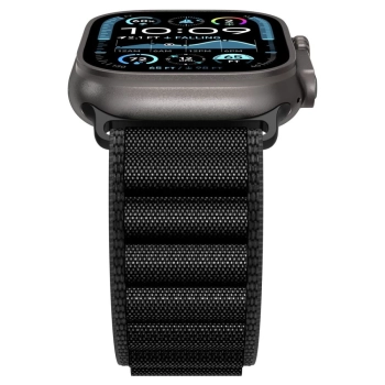 Pasek Pasek Spigen WBF1 na Apple Watch 44 / 45 / 46 / 49 mm - czarny