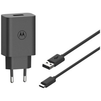 Ładowarka sieciowa Motorola TurboPower   33W USB-A z kablem USB-A do USB-C 1m czarny