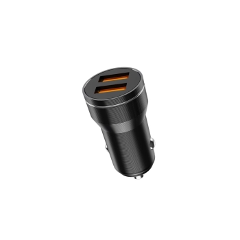 JELLICO ładowarka samochodowa F2S 3.1A 18W 2xUSB Czarny