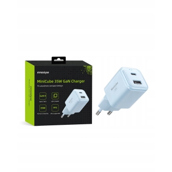 INNOSTYLE SZYBKA ŁADOWARKA KOSTKA USB-C 35W USB TYP C GAN II DO SAMSUNG LED