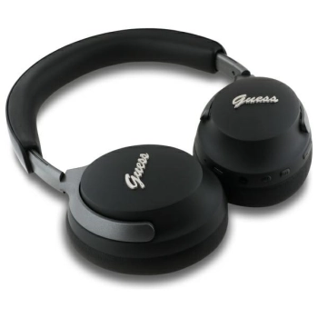 Guess słuchawki nauszne Bluetooth ANC    GUBHC22PSFCSMK czarny/black Metal Script Logo