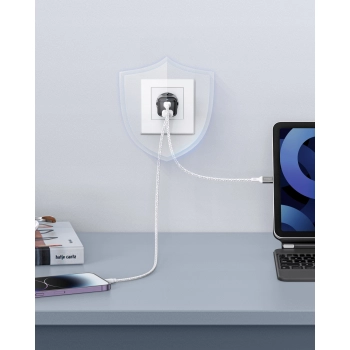 INNOSTYLE SZYBKA ŁADOWARKA KOSTKA USB-C 35W USB TYP C GAN II DO SAMSUNG LED