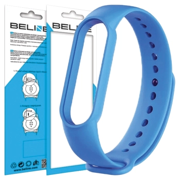 Beline pasek Mi Band 3/4niebieski/sky blue
