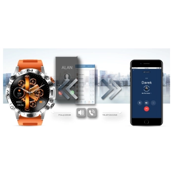 Smartwatch Gravity elegancki na każdy dzień do noszenia