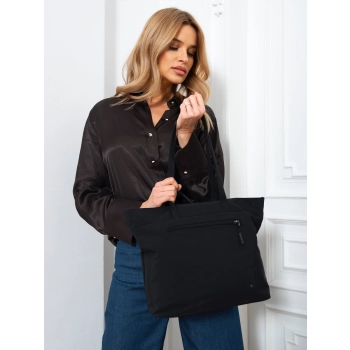 Torebka shopper bag torba damska duża czarna na ramię shopperka a4 PETERSON