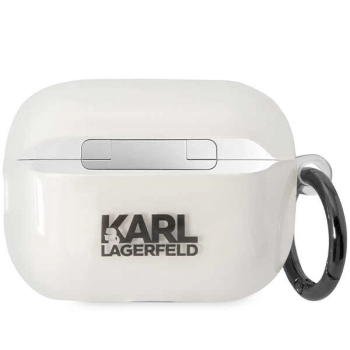 Karl Lagerfeld KLAP2HNIKTCT Airpods Pro 2 (2022/2023) cover transparent  Ikonik Karl Lagerfeld