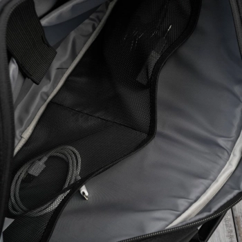 Torba na laptopa materiałowa unisex lekka do ręki na ramię