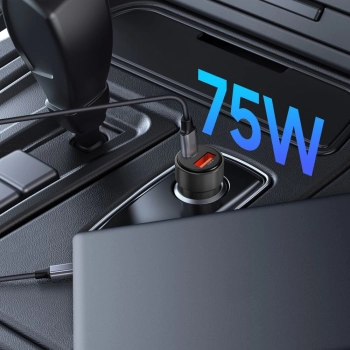 TECH-PROTECT CC03 2-PORT CAR CHARGER PD75W BLACK