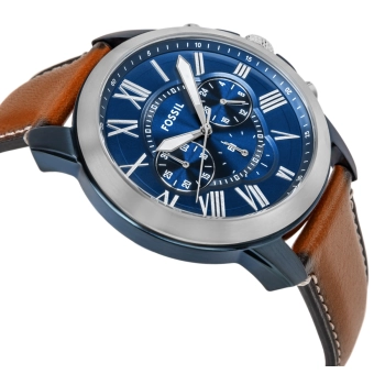 Zegarek Męski FOSSIL Grant Leather FS5151 + BOX