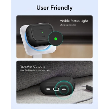 ESR ORBIT HALOLOCK MAGSAFE APPLE AIRPODS PRO 3 BLACK