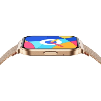 Smartwatch Gravity Różowe Złoto Pasek + Bransoleta GT44-2