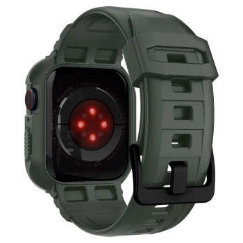 SPIGEN RUGGED ARMOR PRO APPLE WATCH 4 / 5 / 6 / 7 / 8 / 9 / SE (44 / 45 MM) MILITARY GREEN