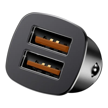 Ładowarka samochodowa Baseus Square 2xUSB QC3.0 5A 30W (czarna)