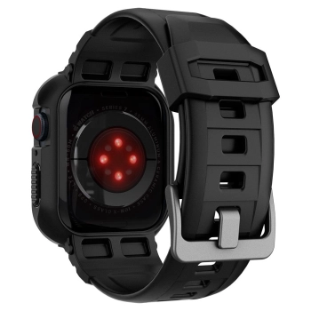 SPIGEN RUGGED ARMOR PRO APPLE WATCH 4 / 5 / 6 / 7 / 8 / 9 / SE (44 / 45 MM) BLACK