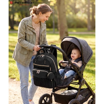 Plecak dla mamy do wózka Peterson mommy bag torba wielofunkcyjny