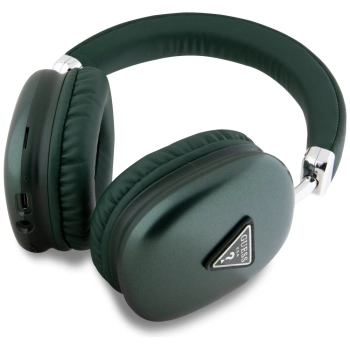 Słuchawki nauszne Guess Bluetooth 5.3 4G Triangle Logo khaki