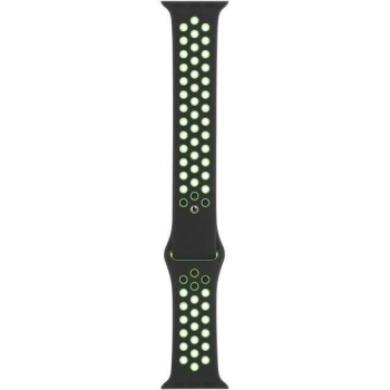 Pasek Apple Watch MXQW2FE/A 38/40/41mmNike Sport Brand czarno-limonkowy/black-lime blast