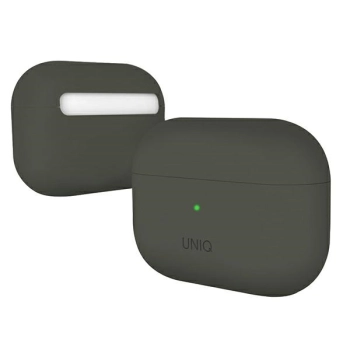 UNIQ etui Lino AirPods ProSilicone szary/grey moss