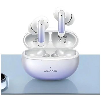 USAMS Słuchawki Bluetooth 5.3 TWS X-donseries ENC bezprzewodowe fioletowy gradient/purple blue BHUENCXD04 (US-XD19)