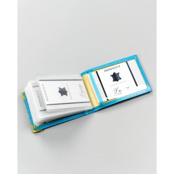 Etui na karty skórzane 301-BL-BLUE