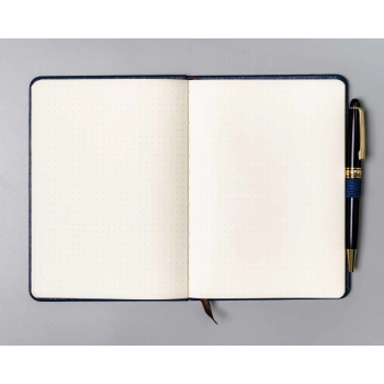 Notes dziennik planer B6 Peterson elegancki twarda okładka z zakładką gumką