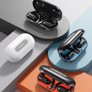 AWEI słuchawki Bluetooth 5.4 OWS T93+ stacja dokująca białe/white