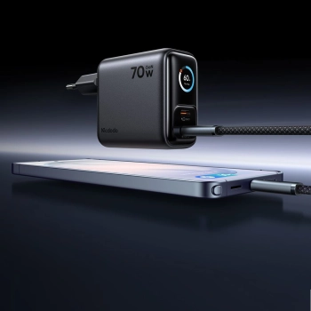 MCDODO SZYBKA ŁADOWARKA SIECIOWA ZASILACZ KOSTKA 3X USB-C USB-A GAN 70W
