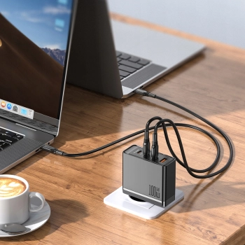 MCDODO SZYBKA ŁADOWARKA SIECIOWA GAN DO MACBOOK 4X USB-C USB 100W KABEL 2M