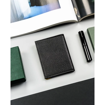 Etui na karty skórzane 302-BL-BLACK