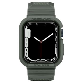 SPIGEN RUGGED ARMOR PRO APPLE WATCH 4 / 5 / 6 / 7 / 8 / 9 / SE (44 / 45 MM) MILITARY GREEN