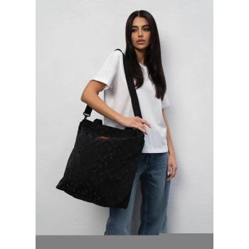 Torba torebka shopper na ramię damska zakupowa na zakupy z paskiem Rovicky