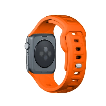 38/40/41/42 mm Orange (small) - 3mk Silicone Watch Strap for Apple