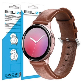 Beline pasek Watch 22mm Elegancebrązowy/brown