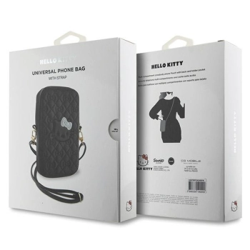 Hello Kitty Torebka HKPBPEKHBPKczarny/black Quilted Bows Strap