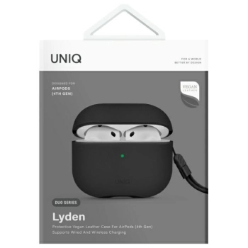 UNIQ etui Lyden DS AirPods 4             czarny/dallas black