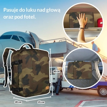 Duży, podróżny plecak z poliestru — Rovicky