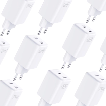 3mk Hyper Charger PD 45W GaN QC4+ PPS 2C Super-Fast Charge 2.0 White