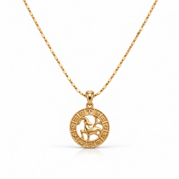 Naszyjnik ze znakiem zodiaku Koziorożec (C26/TAL/32/11AU)