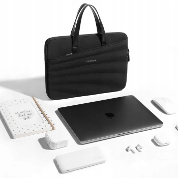 INNOSTYLE DAMSKA TORBA NA LAPTOPA 13 14 WODOODPORNA CARRYLITE SLIM CZARNA
