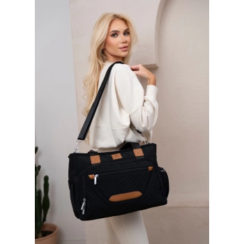 Torba na wózek spacerowy elegancka praktyczna czarna zapach