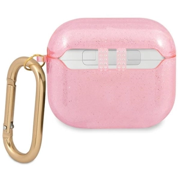 Guess GUA3UCG4GP AirPods 3 coverróżowy/pink Glitter Collection