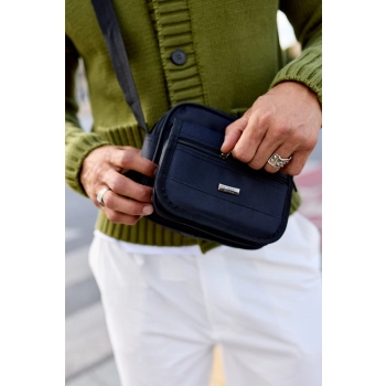 Torba męska na ramię saszetka mała crossbody listonoszka miejska PETERSON